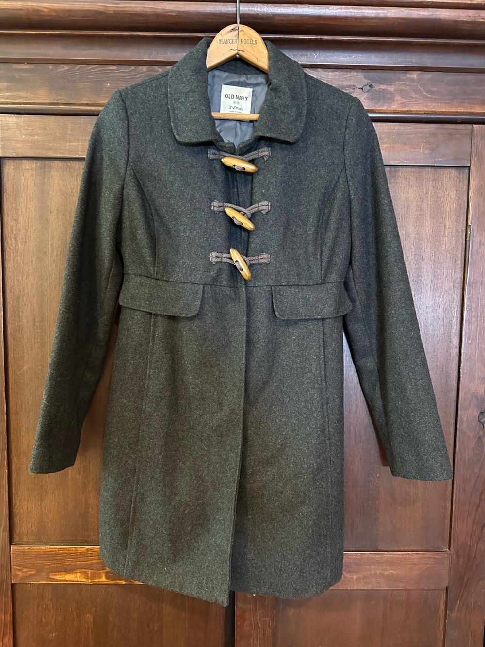 Old Navy • women’s wool blend pea coat • jacket • coat • lined